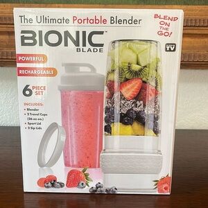 Bionic Blade Personal Blender 6 Piece Set - New in Box